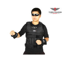 Áo Tạ Thể Lực 7kg bao gồm tạ, áo tạ thể lực hỗ trợ tập luyện giảm mỡ tăng cơ nâng cao thể lực sức bật và sức bền
