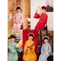 Áo tấc cho bé gái, Việt Phục cho bé, Cổ phục Việt Nam cho bé đủ size từ 8-30k by AODAIHOANG