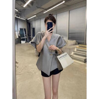 Áo taffa chờm tay cúc vàng ECLIPSE CLOTHING
