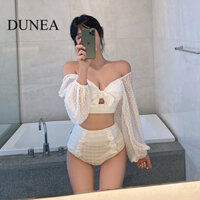 Áo tắm hai mảnh lệch vai DUNEA dành cho nữ Hàn Quốc