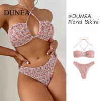 Áo tắm hai mảnh ren hoa gợi cảm dành cho nữ DUNEA