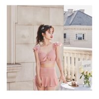 Áo tắm nữ hai mảnh bikini nhỏ tươi dễ thương mùa hè.