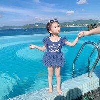Áo tắm ren công chúa trẻ em siêu đẹp 2023