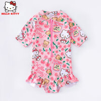 Áo tắm trẻ em Hello Kitty, đồ bơi cho bé gái, bộ đồ bơi công chúa mới loại A cho trẻ em vừa và lớn