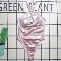 Áo tắm Versace2025 Phong cách mới Áo tắm mỏng hơn Phong cách phương Tây chuyên nghiệp Đồ bơi màu hồng [có nhãn và thẻ]