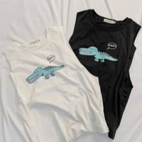 ÁO TANK TOP CÁ SẤU (Kèm Bra)