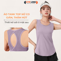 Áo tank top nữ mềm mại co giãn tập gym yoga thể thao thấm hút mồ hôi GL217 - Gymlong.vn