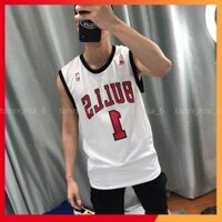 Áo tanktop bóng rổ layer dáng dài nam tập gym có size 100KG TTBR05 *