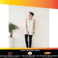 Áo Tanktop Layer - Áo Longtee cộc tay - Áo 3 lỗ tà dài - Longtee Tanktop (Luxury For Men)