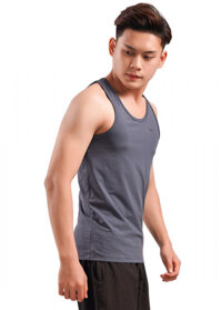 Áo TankTop Nam Cao Cấp Aristino ATT010S8 - Xám Đậm - S