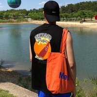 Áo TankTop Sát Nách Form Rộng Unisex Họa Tiết Bãi Biển Thoáng Mát Năng Động Khỏe Khoắn Thời Trang Mùa Hè Cho Nam
