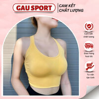 Áo Tập Gym Nữ, Áo Chạy Bộ Đồ Tập Yoga Erobic Đạp Xe (Áo Tập Bra)