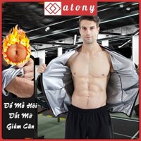 Áo Tập Gym Sinh Nhiệt Giảm Cân ATONY Cho Nam, Tráng Nano Bạc, Tăng Tốc Đổ Mồ Hôi, Đốt Mỡ, Ép Cân