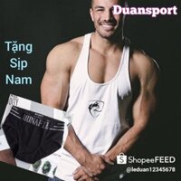 Áo tập gym Tanktop Live fit trắng