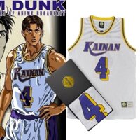 Áo tập luyện Sd Jersey Slam Dunk Team Jersey Hải Nam Số. 4 Áo bóng rổ Mushenyi Áo Vest bóng rổ màu đen (không có hộp)