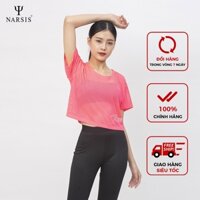 Áo tập nữ Narsis L0009 màu hồng