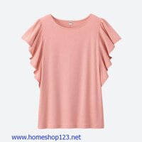 Áo tay cánh bướm Uniqlo 192305 Pink