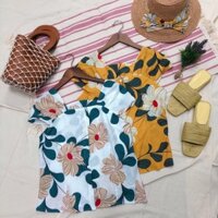 áo tay cánh tiên hoa