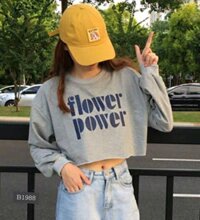 ÁO TAY DÀI CROPTOP FORM RỘNG CÁ TÍNH LIME SHOP