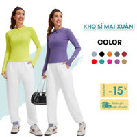 Áo Tay Dài Kéo Khoá Tập Gym,Pickleball,Tennis,Golf Chất Thun Lạnh Hàng QCCC-Winni Sport