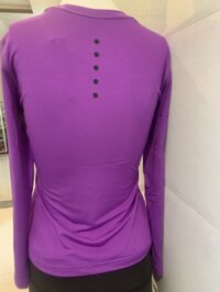 ÁO TAY DÀI NỮ THỂ THAO CHẤT THUN LẠNH CAO CẤP, ÁO CHỐNG NẮNG, GIỮ NHIỆT, ĐI BƠI - TÍM - XL