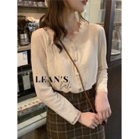 Áo Tay Dài phong cách dáng ôm body, áo nữ tay dài