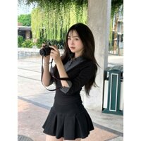 Áo tay dài sơ mi sọc Gemma.closet