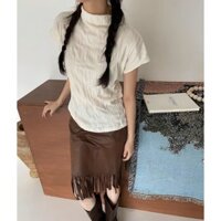 Áo tay hến cổ lọ 3 phân cá tính Eihey Official