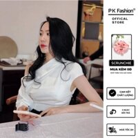 Áo Tay Kiểu Bất Đối Xứng (TRẮNG)