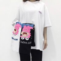 Áo tay lỡ dáng rộng dưới 75kg - CROCS Baby don’t cry Hàng y hình