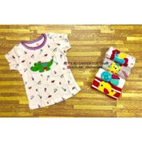 Áo tay ngắn cho bé gái Set 5 áo Carter