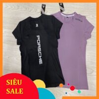 Aó Tay Ngắn Thể Thao Nữ ❤️ FREESHIP ❤️ Aó Tay Ngắn Thể Thao Nữ Gym Yoga Hàng Việt Nam Xuất Khẩu Thun Lạnh 4 Chiều Nh