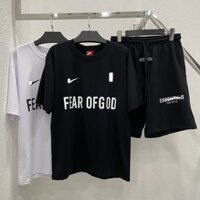 Áo tee Fear of God FOG x NBA Warm Up Tee Black áo thun nam nữ FOG NBA kun shop