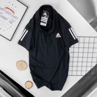 Áo Tennis Adidas Có Cổ Màu Đen #DASCC002D