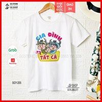 Áo Tết 2021 cho gia đình - Thun cotton 4 chiều - Áo thun Tân Sửu SGY-205  SGSHOP - SIZE 1