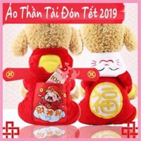 Áo Tết Thần Tài Chó Mèo Hàng Đẹp Loại 1