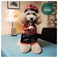 ÁO Tết thú CƯNG - Bộ Tết cosplay cổ trang hoàng tử vương gia cho chó mèo