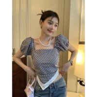 Áo thắt nơ tà vạt tam giác