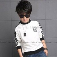 Áo Thể Thao Dài Tay Viền Sọc Cheburin Bé Trai