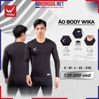 Áo Thể Thao Giữ Nhiệt Wika Ôm Body , Áo Thun Tập Gym Thể Thao Ôm Body Co Giãn 4 Chiều Cực Tốt A