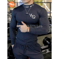Áo Thể Thao Nam Dài Tay, áo giữ nhiệt, thấm hút tốt, áo bó cơ, Ôm Body Loại 1