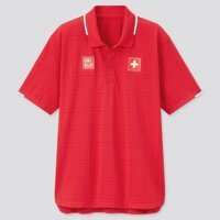 Áo thể thao tennis Uniqlo Federer Olympic Tokyo 2021 - 438269