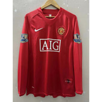 Áo thi đấu bóng đá sân nhà cổ điển tay dài Manchester United 07 08 Áo thi đấu bóng đá Rooney