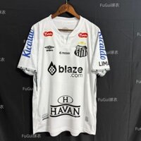 Áo thi đấu sân nhà 2425 Santos, Áo đấu Neymar số 10, Phiên bản quạt ngắn tay dành cho người lớn chất lượng cao tùy chỉnh Áo bóng đá 1: 1