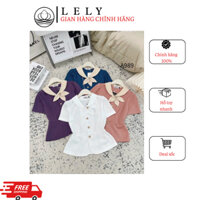 Áo Thiết Kế Peplum Cổ Phối 3 Lá Thanh Lịch- Sang Trọng LELY FASHION Mã A26