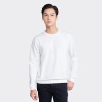 Áo thu đông nỉ nam dài tay INSIDEMEN sweater cổ tròn bo chun chất nỉ cotton co giãn bền màu ISW011W3