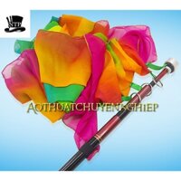 Ảo thuật gậy ma thuật hóa thành cờ 7 màu .je