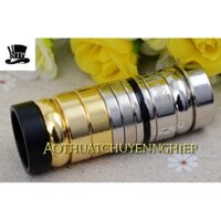 Ảo thuật nhẫn nam châm – PK RING (Bản Vuông mạ vàng) .je
