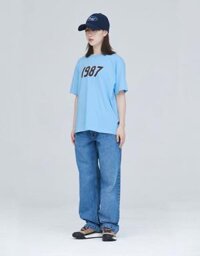 Áo thun 21SS Mmlg 1987 HF-T Baby Blue tay ngắn cổ tròn - cho nam, nữ, unisex - Xanh dương - M