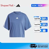 Áo Thun 3 Sọc Future Icons adidas Nữ Màu xanh da trời IS3618